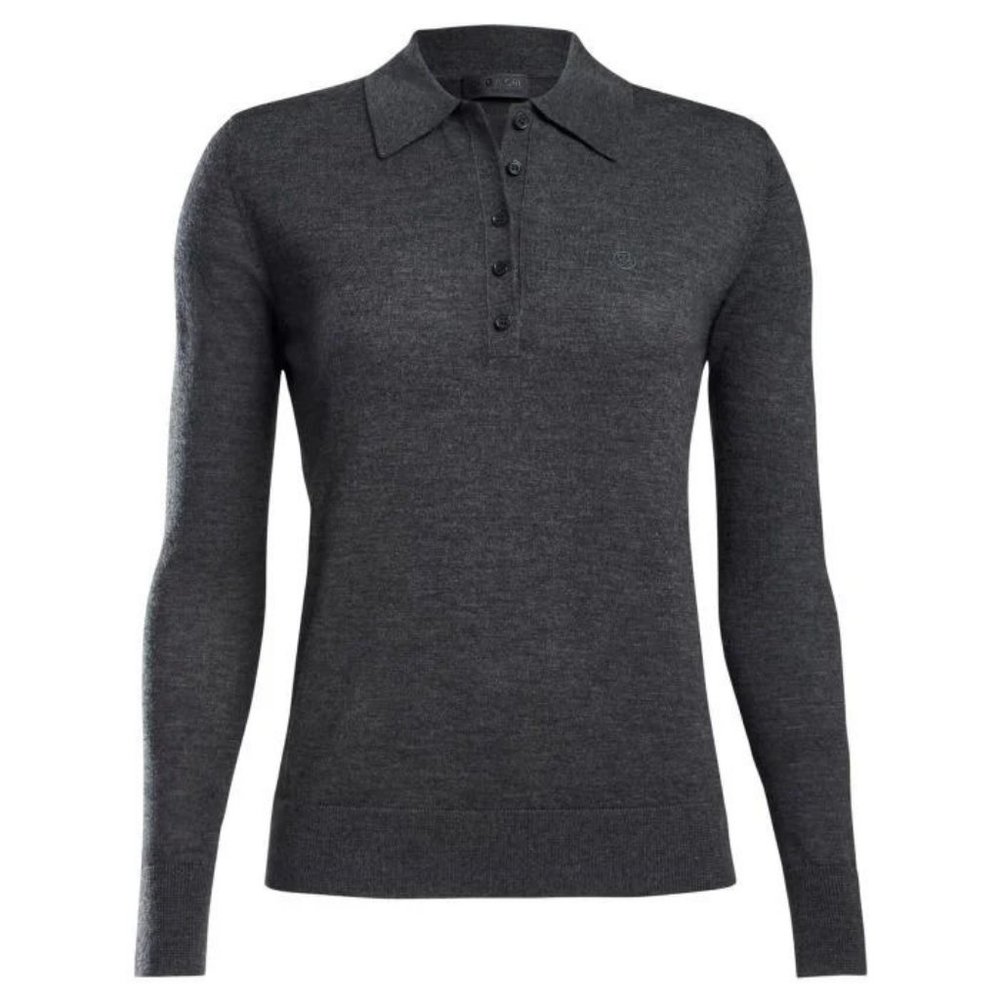 G/FORE Womens Featherweight Long Sleeve Golf Polo Sweater
